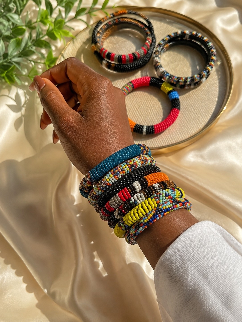 Handmade Multicolor Beaded Bracelets